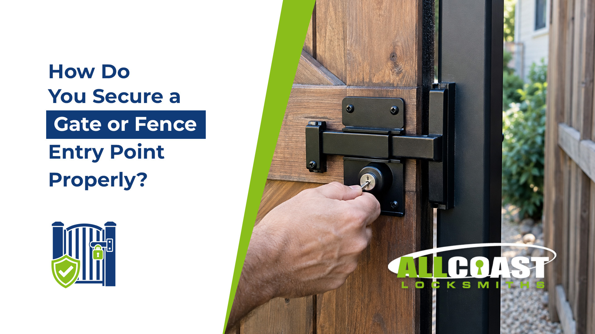 How Do You Secure a Gate or Fence Entry Point Properly?